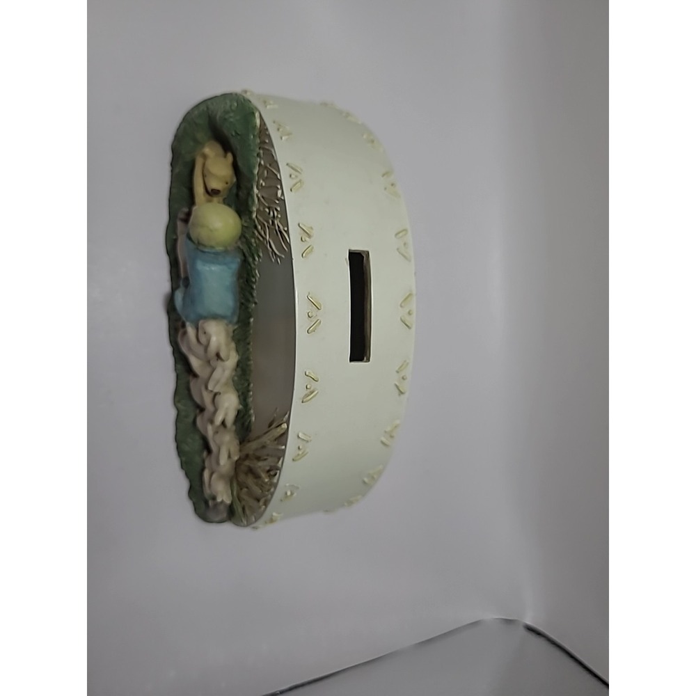 VintageDisney Winnie the Pooh & Christopher Robin Coin‎ Bank by Charpente 6.5" - Picture 6 of 6